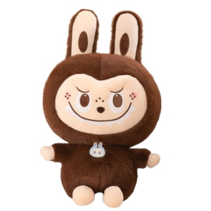 TANFU Big Eye Labubu Plush Stuffed Doll Stuffed Cartoon Labubu Time Plush Toy Labubu Plush Doll 35cm Labubu Bunny Doll Christmas Gift