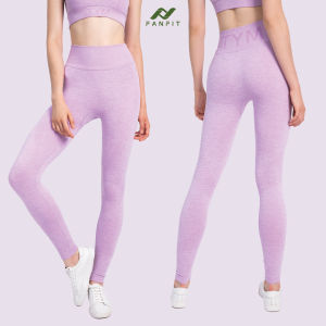 Quần Legging Thể Thao tập Gym Yoga Pilates TYM Seamless S-LGT001 - Chất liệu cao cấp - Họa tiết logo dệt nổi
