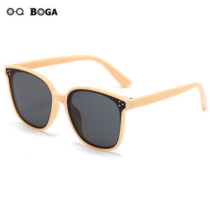 OQ BOGA 5 Colors Kids Fashion 3 Points Oval Frame Sunglasses Children Outdoor Eye Protection Eyewear