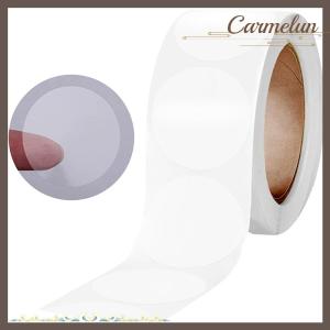 [Carmelun] สติกเกอร์กลมใสปิดผนึกฉลากใสสำหรับตกแต่งคุกกี้ลูกกวาดบิสกิตขนมหวาน500ชิ้น ม้วน