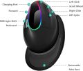JOMAA Rechargeable Vertical 2.4G Wireless Mouse with RGB Color Gaming Mouse prevents mouse hand for Gamer Laptop Computer Ergonomic Mice. 