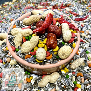 อาหารนกแก้วขนาดกลาง-ขนาดใหญ่ ธัญพืชรวมเพิ่มพริกแห้ง อาหารนกแก้ว อาหารนกแก้ว ขนาดใหญ่ - Lazada