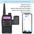 TIDRADIO wireless programmer is suitable for all kinds of Baofeng programming intercom walkie talkie accessories. 