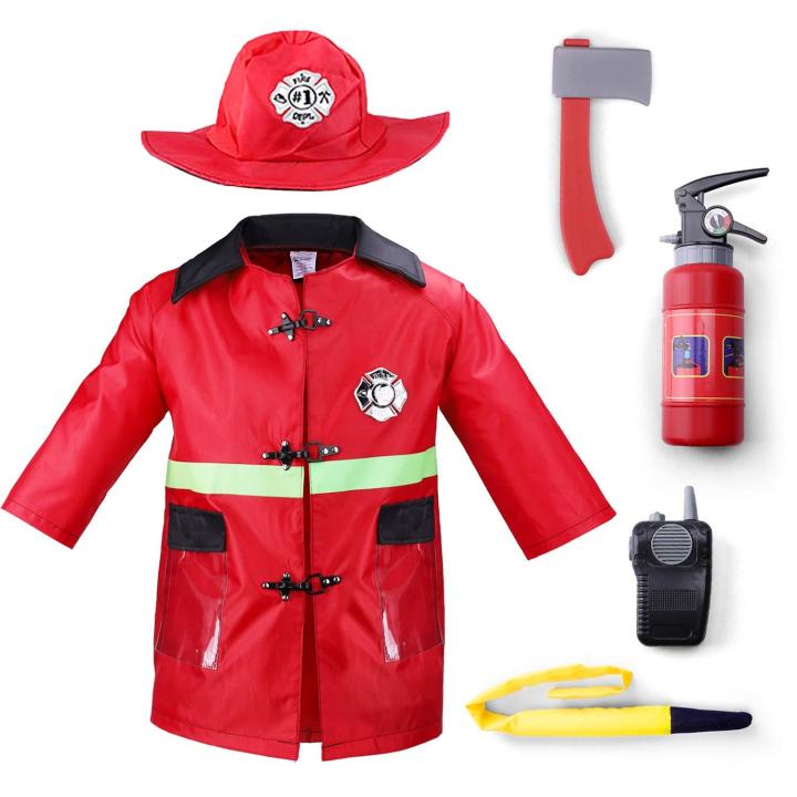 Children's Firefighter Role Play Costume Kit Set | Lazada PH