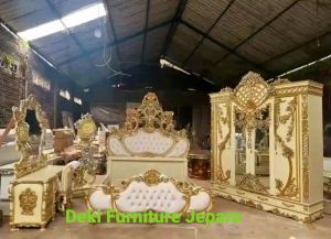 Set Kamar Tidur Kayu Jati Mewah Pengantin Dipan Tempat Tidur Jepara Terbaru 2025