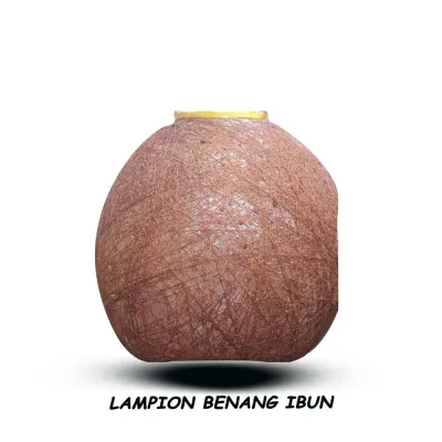 lampion benang ukuran 15 cm