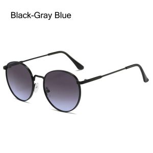 WENYOU Circle Round Sunglasses UV Protection Vintage Hippie Glasses Fashion Summer Eyewear for Women Men