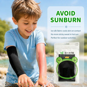 B 1 T 1 Childrens Sun Protection Sports Arm Sleeves Cooling Sun Protection And Uv Protection Suitable For Boys And Girls Aged 5-12 Elastic Arm Sleeves Suitable For Cycling Running And Outdoor Sports