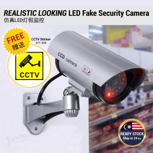 Fake Dummy Simulation LED CCTV Wireless Security Camera Anti Theft Guard Monitor CCTV Palsu Hk Vision Xiaomi 仿真摄像头假监控防盗