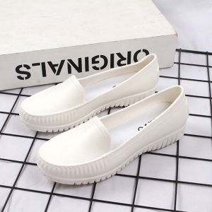 900Shop📌รองเท้าคัชชูยางนิ่ม สีพื้น 4 สี