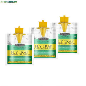 Ci2DMRbW พร้อมส่ง ดักจับแมลงวันทอง อุปกรณ์ดักแมลง ดักแมลงวัน ล่อแมลงวันทอง ปลอดภัย ไร้สารพิษ ติดทนนาน