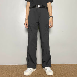 Dritto Celana Cargo Panjang Basic - Long Pants Cargo Reguler Fit - Hitam