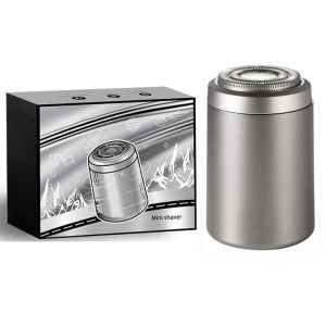 Aigo KS-MINI8 Electric Shaver IPX7 Waterproof 8000 RPM 3D Floating Head with Self-Sharpening Blades Quick Charge Type-C