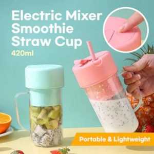 [ YM ACC ] Blender Jus Model Gelas Crusher Juicer Cangkir Dengan Sedotan 420 ML / 420ml