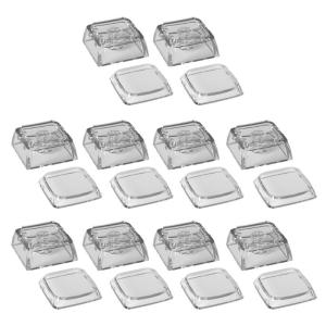 10Pcs PC Keycaps XDA Profile 1U Blank Supplements Keycaps for Gaming Mechanical Keyboards