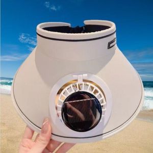 THANKSKY Lưới Mũ chống nắng mùa hè Chống nắng Thoáng khí Mũ quạt năng lượng trời Mũ câu cá Vành rộng Mũ rộng vành chống nắng Hoạt động mùa hè