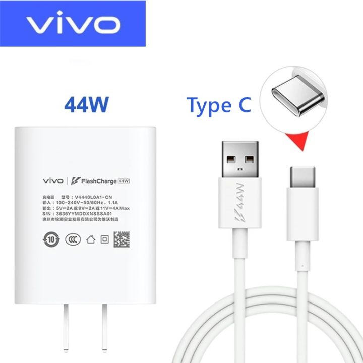 Original For Vivo X70 USB Type-C 44W Ultra Fast Flash Charging