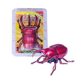 Simulated Clockwork Beetle Toy Moving Insect Model Creative Prank Rrop Kid Gift Observation Ability