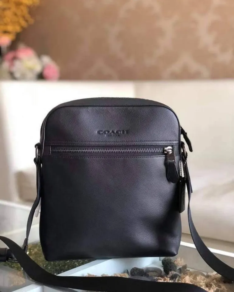 Coach F68014 Men s Houston Flight Bag Black Lazada PH