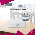 BabyShop-C1050 Kotak Penyimpanan Kotak Obat 3 Tingkat Tool Box Kotak Jepit Rambut Storage Box. 