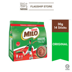 NESTLÉ MILO® ORIGINAL COKLAT MALT STIK PEK 14 Sticks (30g)
