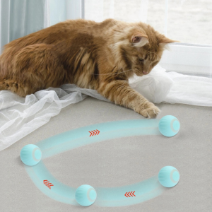 Cat Interactive Toys: Automatic Rolling Balls for Indoor Play