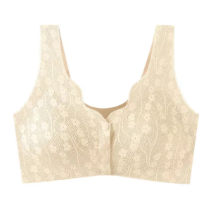 Japan Medical Front Button Bra Seamless Bra Ultra light and breathable Push Up Plus Size Bra For Women Smoothes out back fat and bulges