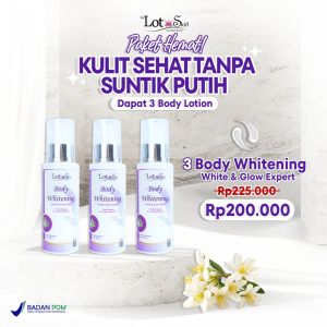 PAKET HEMAT Lalotuskin Body Lotion Whitening