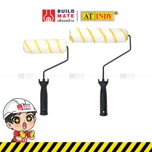 ลูกกลิ้งทาสี ลูกกลิ้งทาสีบ้าน ชุดด้าม+ลูกกลิ้งทาสีขนเส้นใยสังเคราะห์ AT INDY มี 2 ขนาด ( 7  9 นิ้ว ) เหมาะกับทุกงานสี