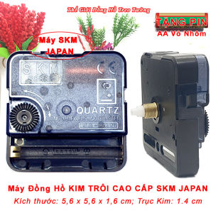 Máy Đồng Hồ NHẬT KIM TRÔI Cao Cấp SKM - Kim DẠ QUANG - Tặng Pin Maxell – Bảo Hành 3 Năm