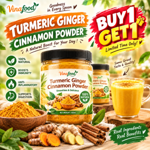 [BUY 1 GET 1] Turmeric Ginger Cinnamon Powder | 100g 250g 500g Natural Spice Blend For Drinks Improve Digestion