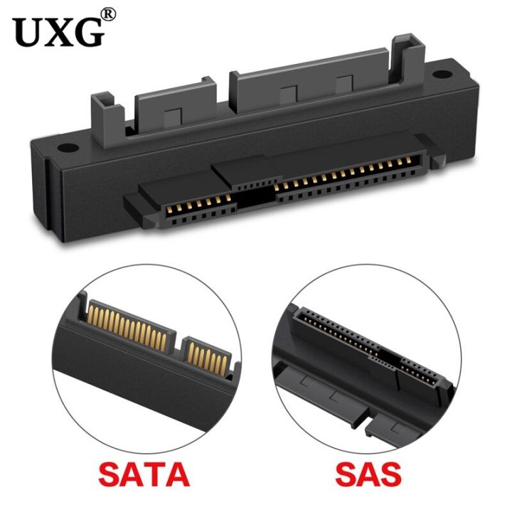1PCS SFF8482 SAS To SATA 22Pin Straight/Bend Head 180/90 Degree Angle