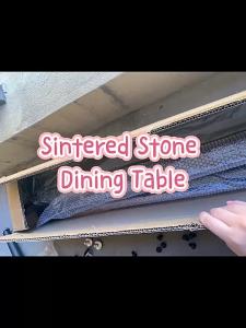 Sintered Stone Nordic Dining Table Set Dining Table Chair Sintered Stone Dining Table Marble Dining Table
