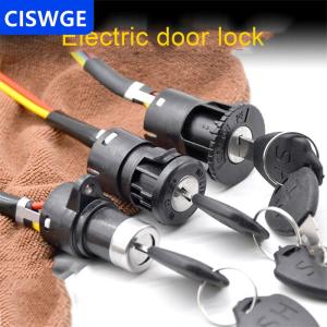[COD] CISWGE AUTOPARTS Công Tắc Đánh Lửa Key Điện Khóa Phổ Xe Đạp Điện Đi Xe Đạp Di Động Chống Bụi Đi Xe Đạp Phụ Tùng Cho Xe Điện
