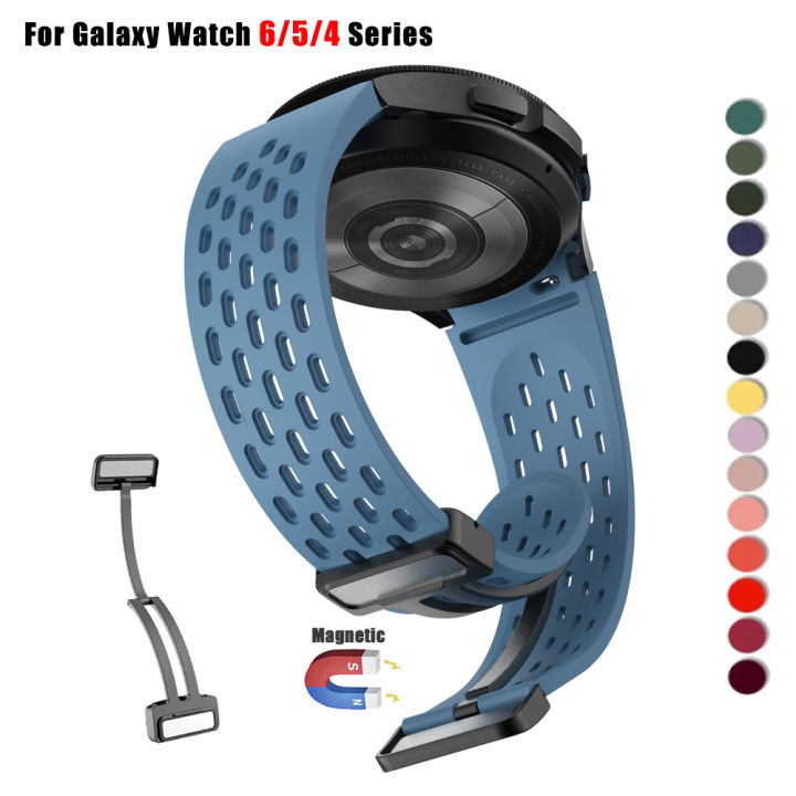 Silicone Strap For Samsung Galaxy Watch 6 Classic 43mm 47mm 5 Pro 45mm