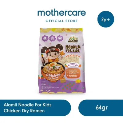 Alamii Noodle For Kids Miso Soup Ramen and Chicken Dry Ramen - Mie Instan Sehat untuk Anak Tanpa MSG dan Pengawet Halal