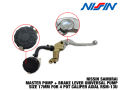 NISSIN SAMURAI MASTER PUMP + BRAKE LEVER UNIVERSAL PUMP SIZE 17MM FOR 4 POT CALIPER AXIAL RSM- 13U. 