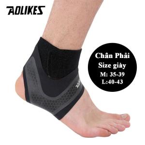 Băng bảo vệ mắt cá chân AOLIKES A-7130 hỗ trợ chống lật cổ chân khi chơi thể thao Sport ankle pads