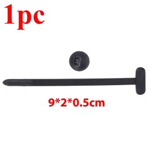 100PCS Nylon Universal Cable Tie Buckle Heavy Duty Zip Ties Holder with Pin Button Design Plastic Cable Ties Tool Fasteners Car Body