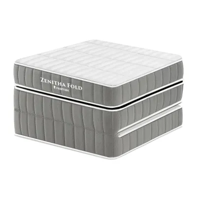 (DREAMAX) ZENITHA FOLD Pocketed Spring Mattress / 6 Inch / 3 Fold / Cooling Mattress / Foldable Mattress / Tri-Fold / Anti Dust Mite