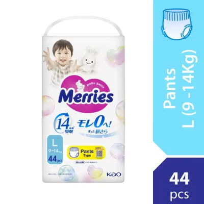 Merries Super Premium Pants Baby Diapers(M52/L44/XL38)