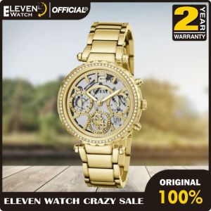 [Promo] Jam Tangan Wanita Guess GW0403L2 Solstice Gold Tone Case Gold Tone Stainless Steel Original Garansi 2 Tahun [✔COD][100% Authentic]