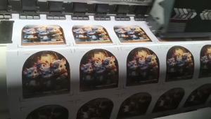 2026 Christmas Cartoon 3D Digital Christmas decorations Glass Sticker Shopping Mall Window Static Removable Window Sticker