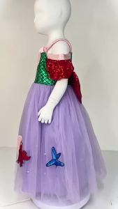 2 3 4 5 6 7 8 9 10 Years Cosplay Girls Dress Cute Cartoon Mesh Fashion Girls Princess Dress Birthday Party Costumes Kids Clothes2026