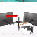 Giá Treo Màn Hình - Giá Treo 2 Màn Hình Arm Monitor - Xoay 360 Độ - M052. 