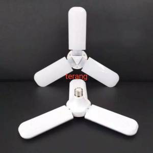 BOHLAM LAMPU LED Fan Blade 45 watt Lamp Fan Blade Daun Bilah Kipas Lampu Bohlam Lipat Mini