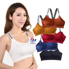 Bra Wanita Sport Pakaian Gym Fitness Olah Raga Tanpa Kawat Quality Premium Bra  Senam Wanita Aerobik WARNA MERAH - VIRTUAL MALL