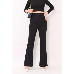 Quần Tây Nữ Ống Loe Quần Tây Nữ Ống Bass Lưng Cao Co Giãn 4 Chiều Hàng Xuất Khẩu [ Shop Phát Tài 90 ]