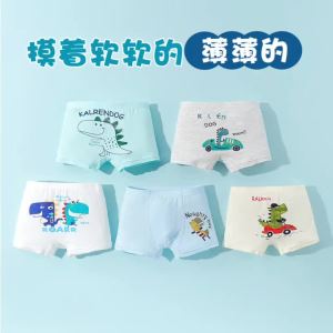 New Arrived 5pc/Lot Boys Underwear Fashion Kids Modal Character Children Student Short Boxer Panties 3-9 Year M-3XL2026
