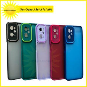 Case Premium Hybrid Chrome For Oppo A54 A57 4g A74 4g A76 A77s A95 4g A96 A98 5g